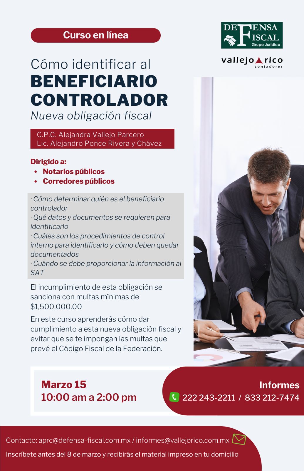 Curso cómo identificar al beneficiario controlador. Nueva obligación fiscal