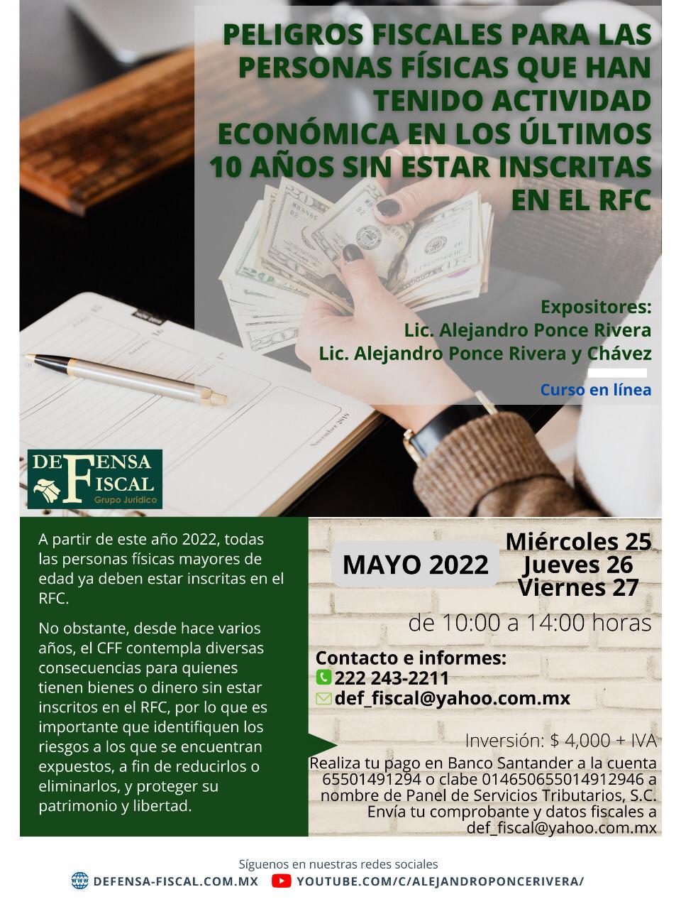 RFC para mayores de edad. Peligros fiscales